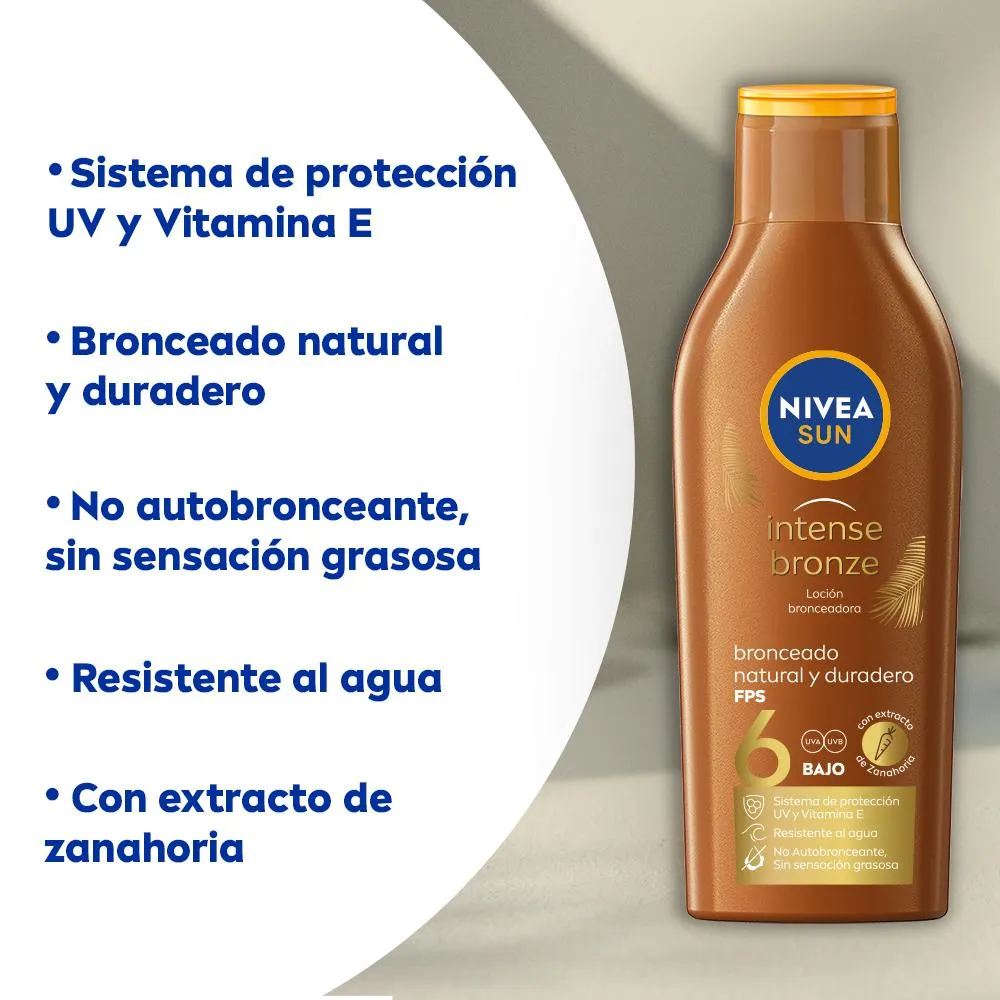 Nivea Bronceador Solar Intense Bronze FPS 6