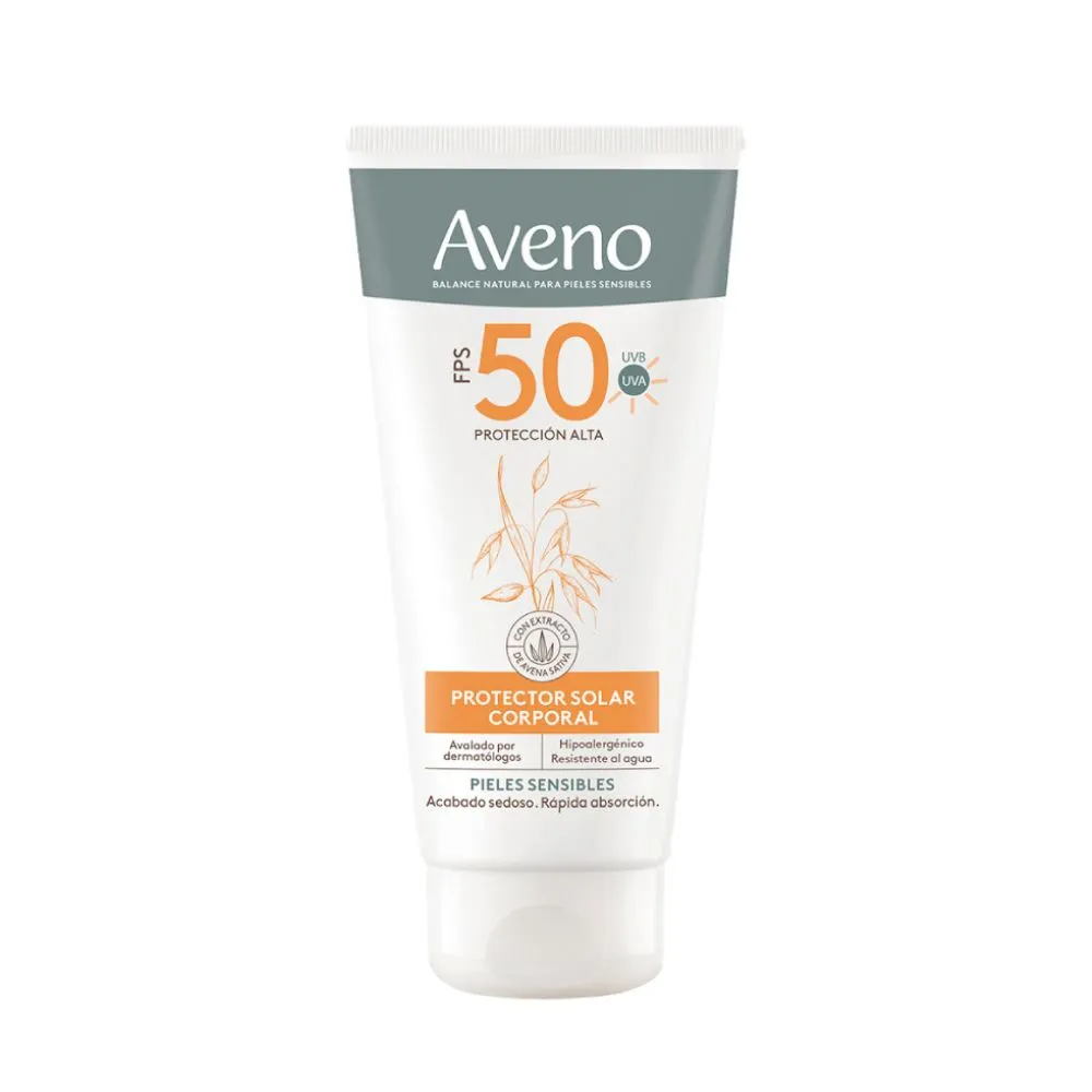 Aveno Protector Solar Corporal Pieles Sensibles FPS 50
