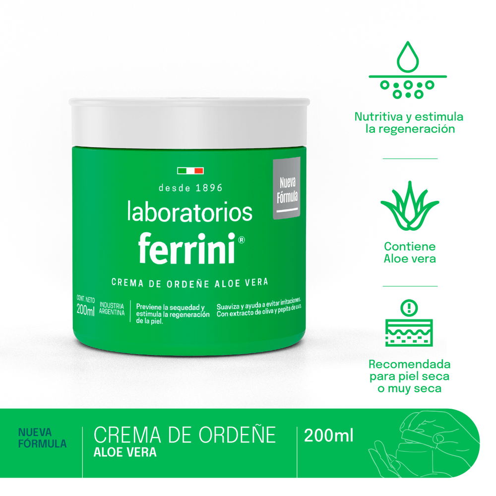 Laboratorios Ferrini Crema De Ordeñe Aloe Vera