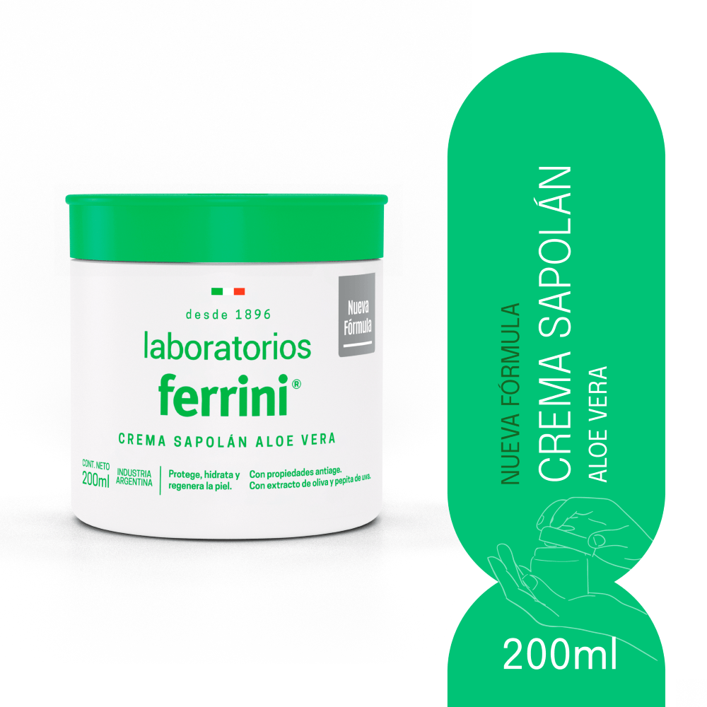 Laboratorios Ferrini Crema Sapolán Aloe Vera