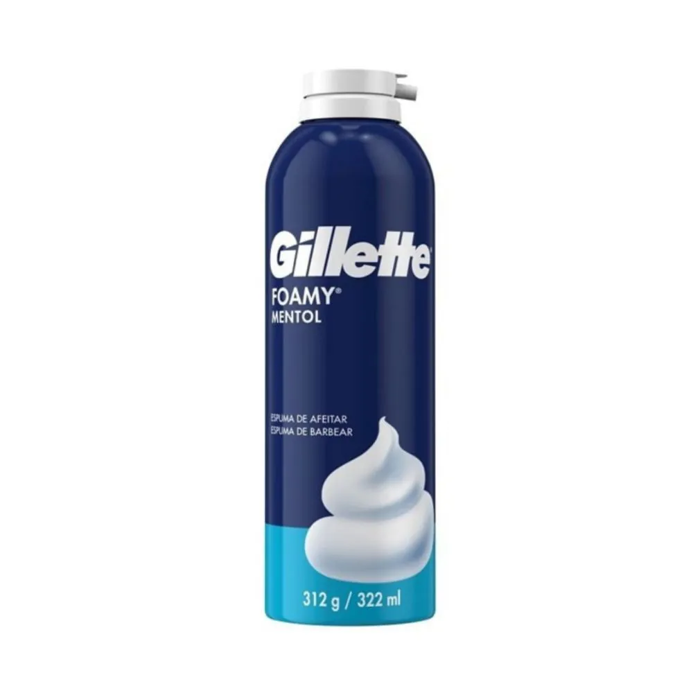 Gillette Espuma Para Afeitar Foamy Mentol
