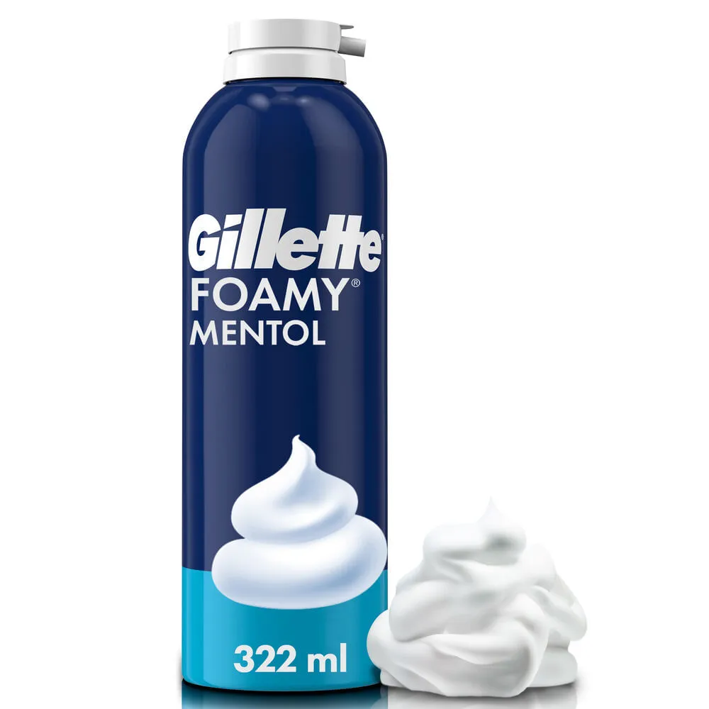 Gillette Espuma Para Afeitar Foamy Mentol