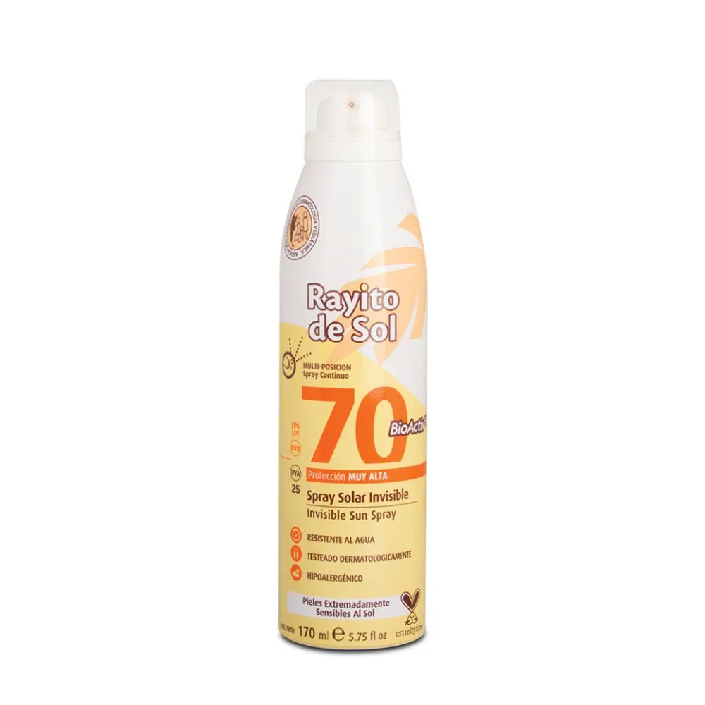 Rayito de Sol Protector Solar Invisible Spray FPS 70