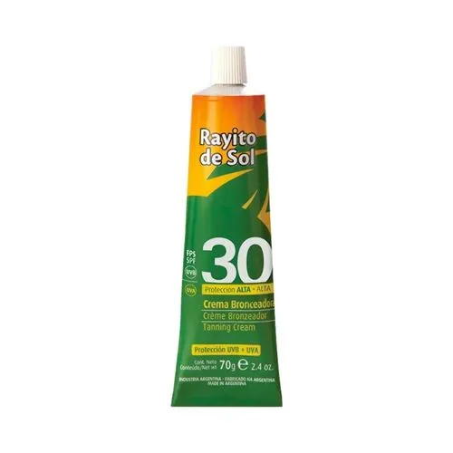 Rayito de Sol Crema Bronceadora FPS 30