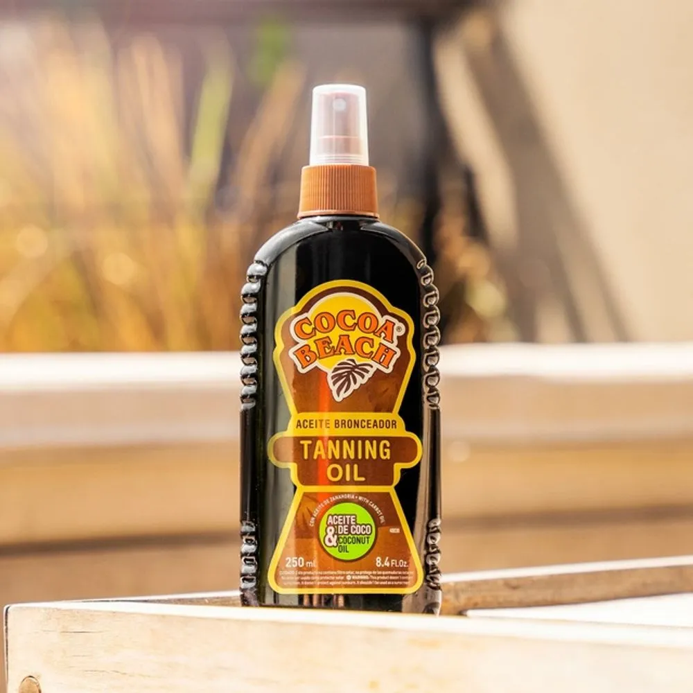 Cocoa Beach Aceite Bronceador Con Aceite De Coco y De Zanahoria