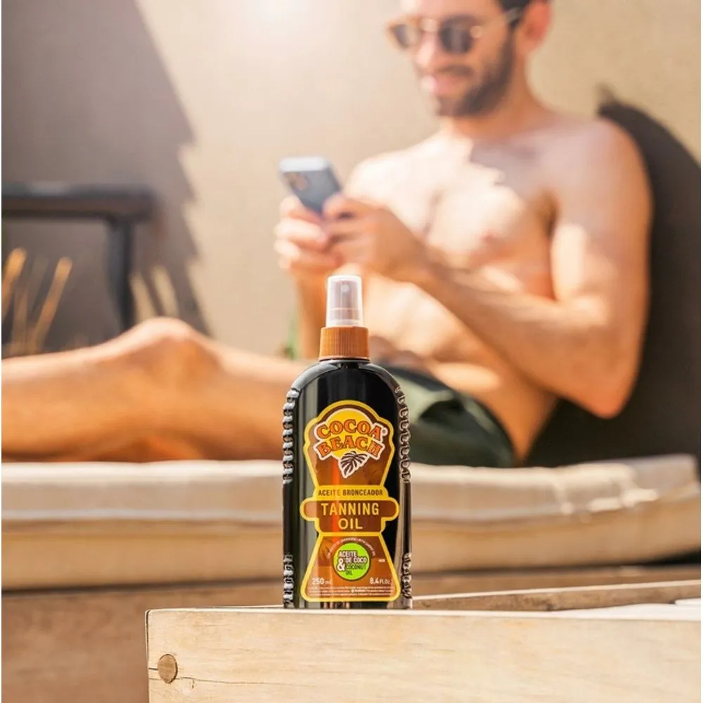 Cocoa Beach Aceite Bronceador Con Aceite De Coco y De Zanahoria