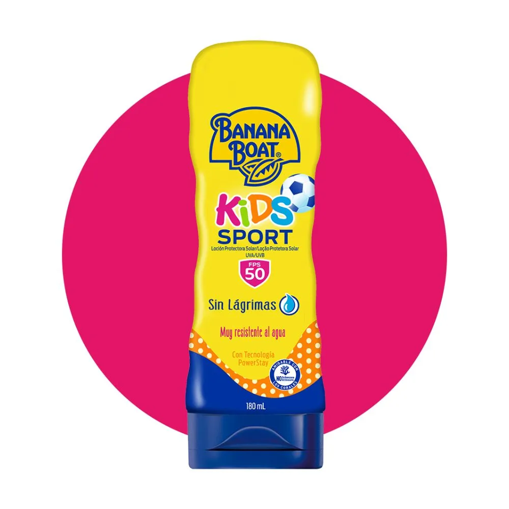 Banana Boat Protector Solar Kids Sport FPS 50