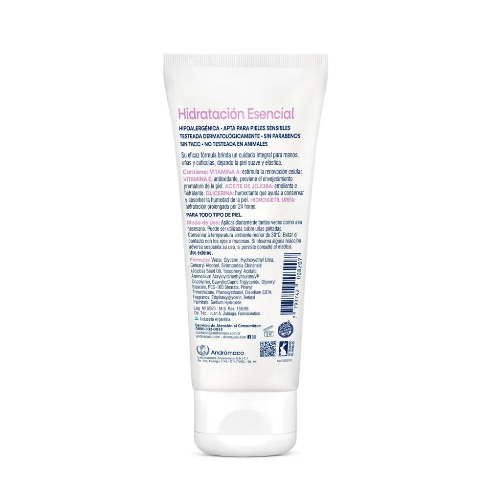 Dermaglós Crema Para Manos y Uñas Hidratación Esencial
