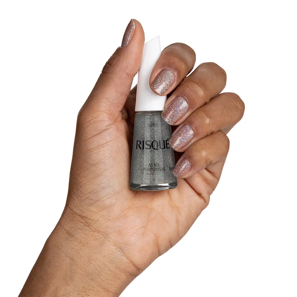 Risque Esmalte De Uñas Glitter Hipoalergénico