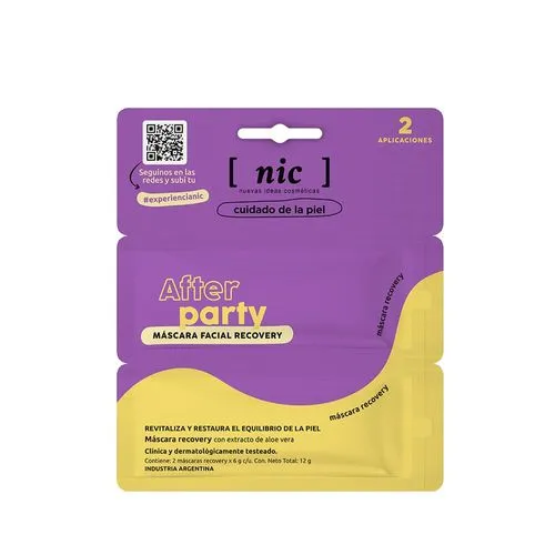 Nic Mascarilla Facial Recovery After Party