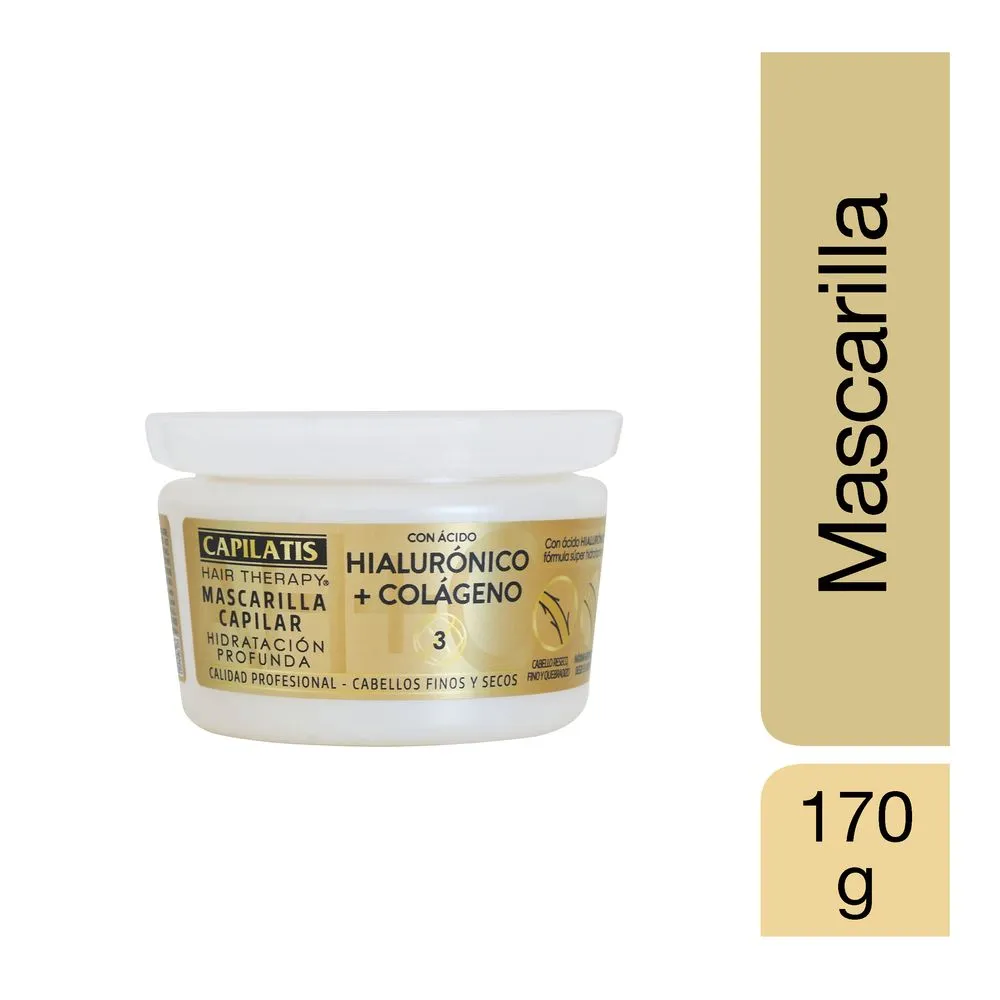 Capilatis Mascarilla Capilar Con Ácido Hialurónico + Colágeno