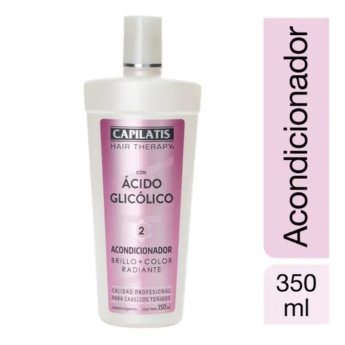 Capilatis Acondicionador Con Ácido Glicólico Brillo + Color Radiante