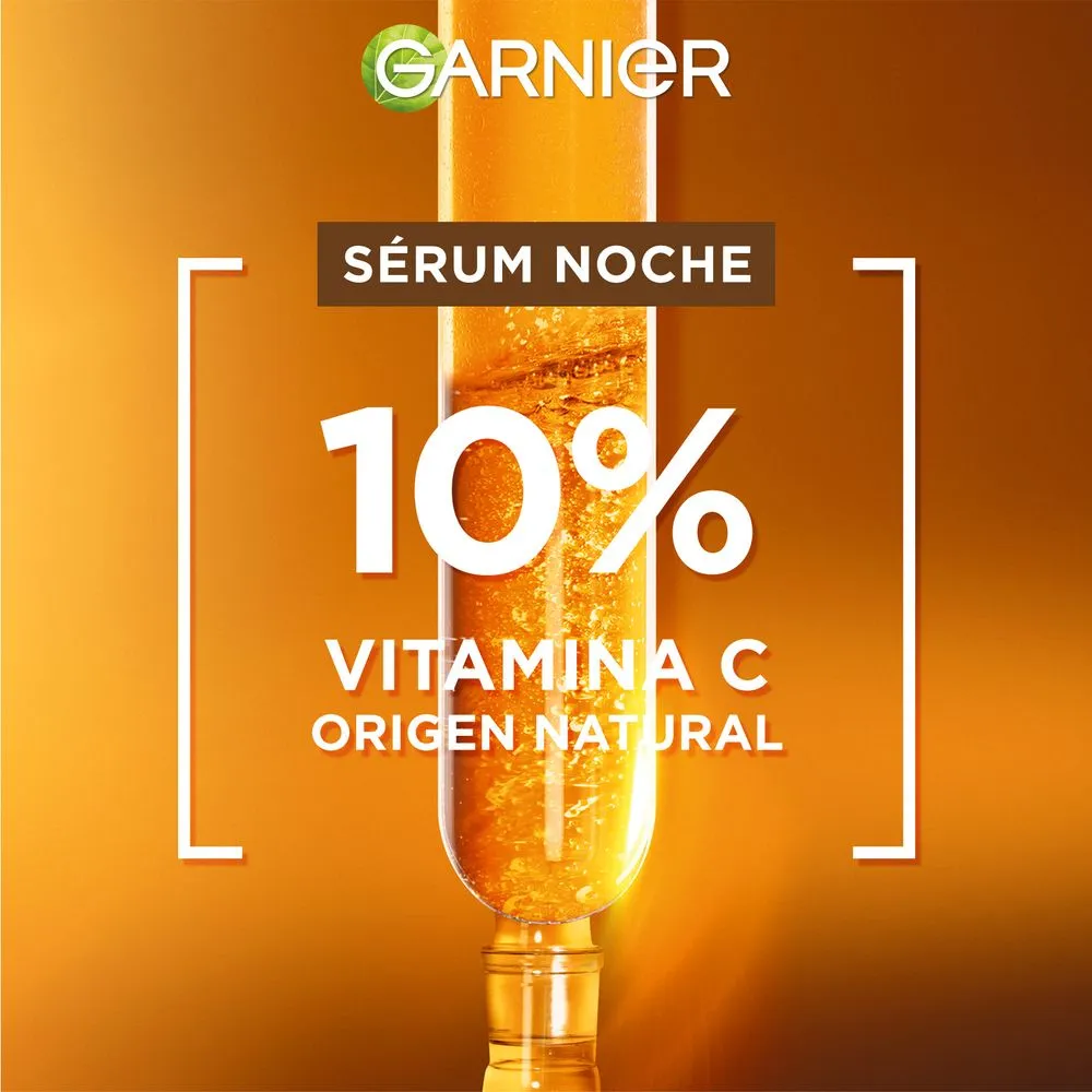 Garnier Serum Noche Vitamina C 10% Vitamina C Pura Garnier
