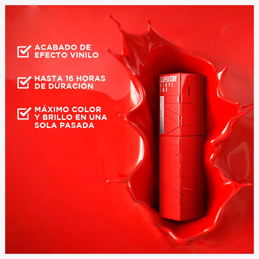 Maybelline Labial Líquido Superstay Vinyl Ink