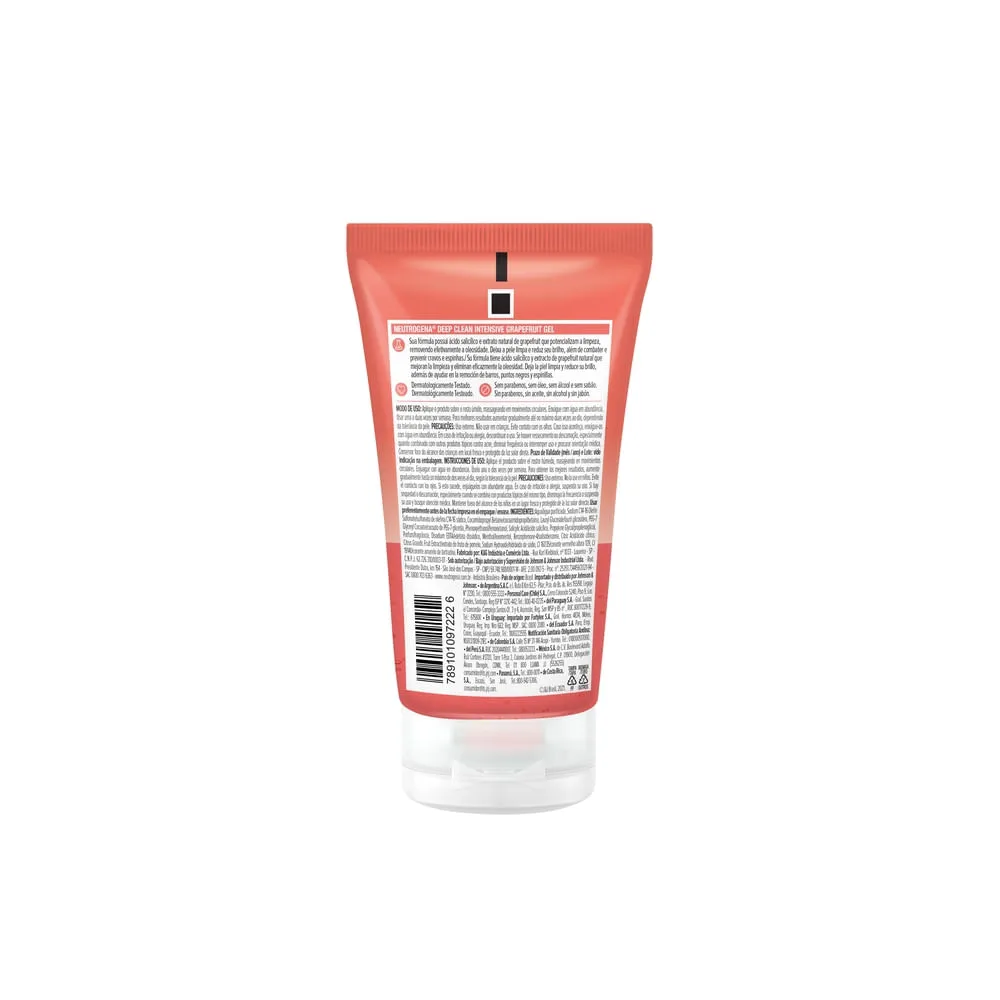 Neutrogena Gel de Limpeza Deep Clean Intensive Grapefruit