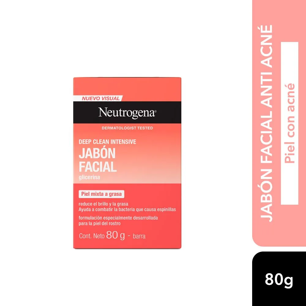 Neutrogena Jabón Facial Deep Clean Intensive Para Piel Mixta a Grasa