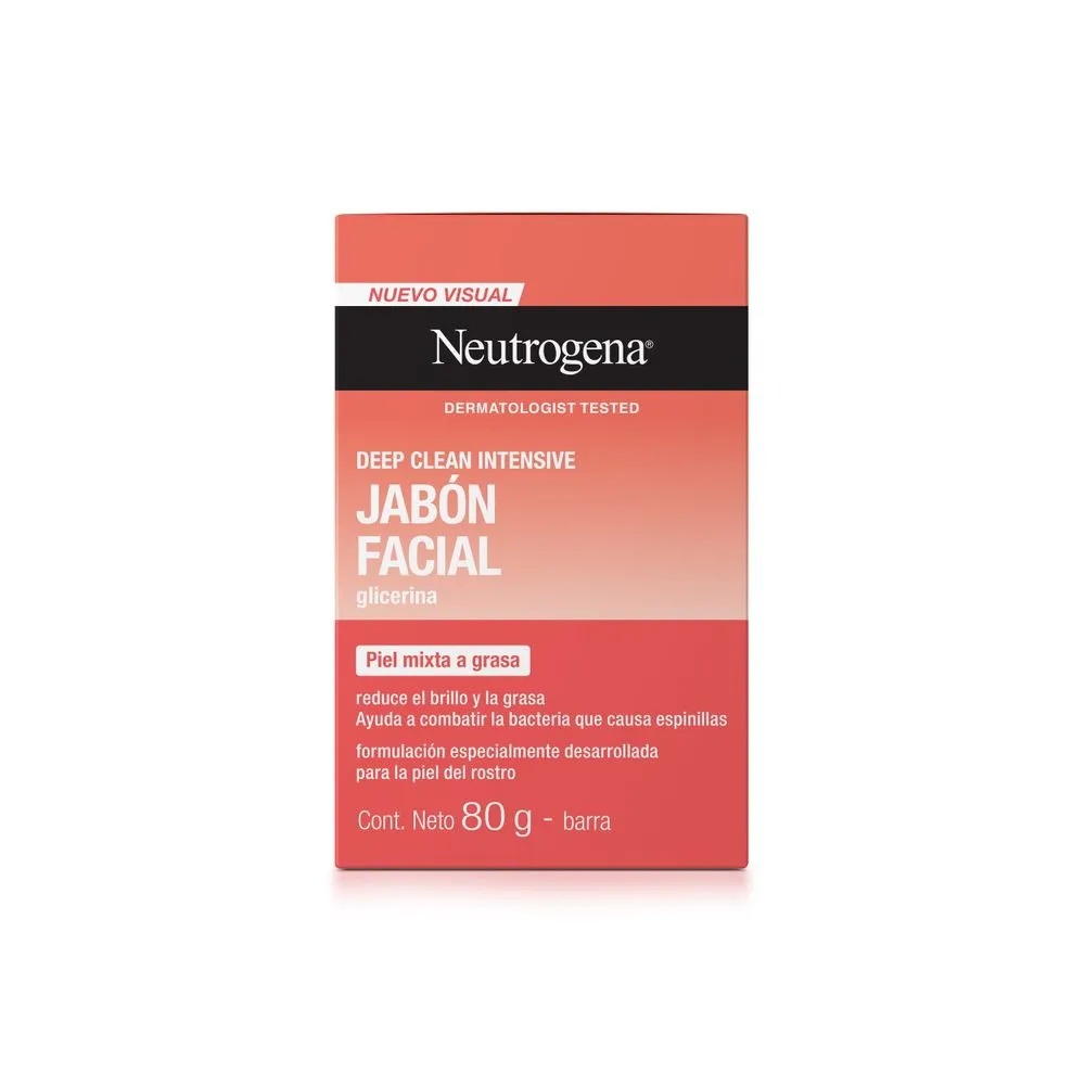 Neutrogena Jabón Facial Deep Clean Intensive Para Piel Mixta a Grasa