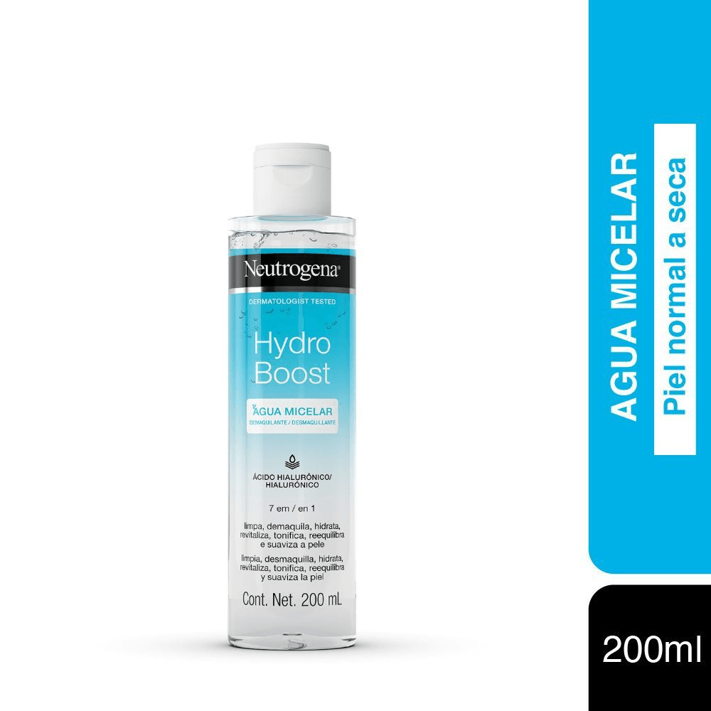 Neutrogena Agua Micelar Desmaquillante Ácido Hialurónico Hydro Boost
