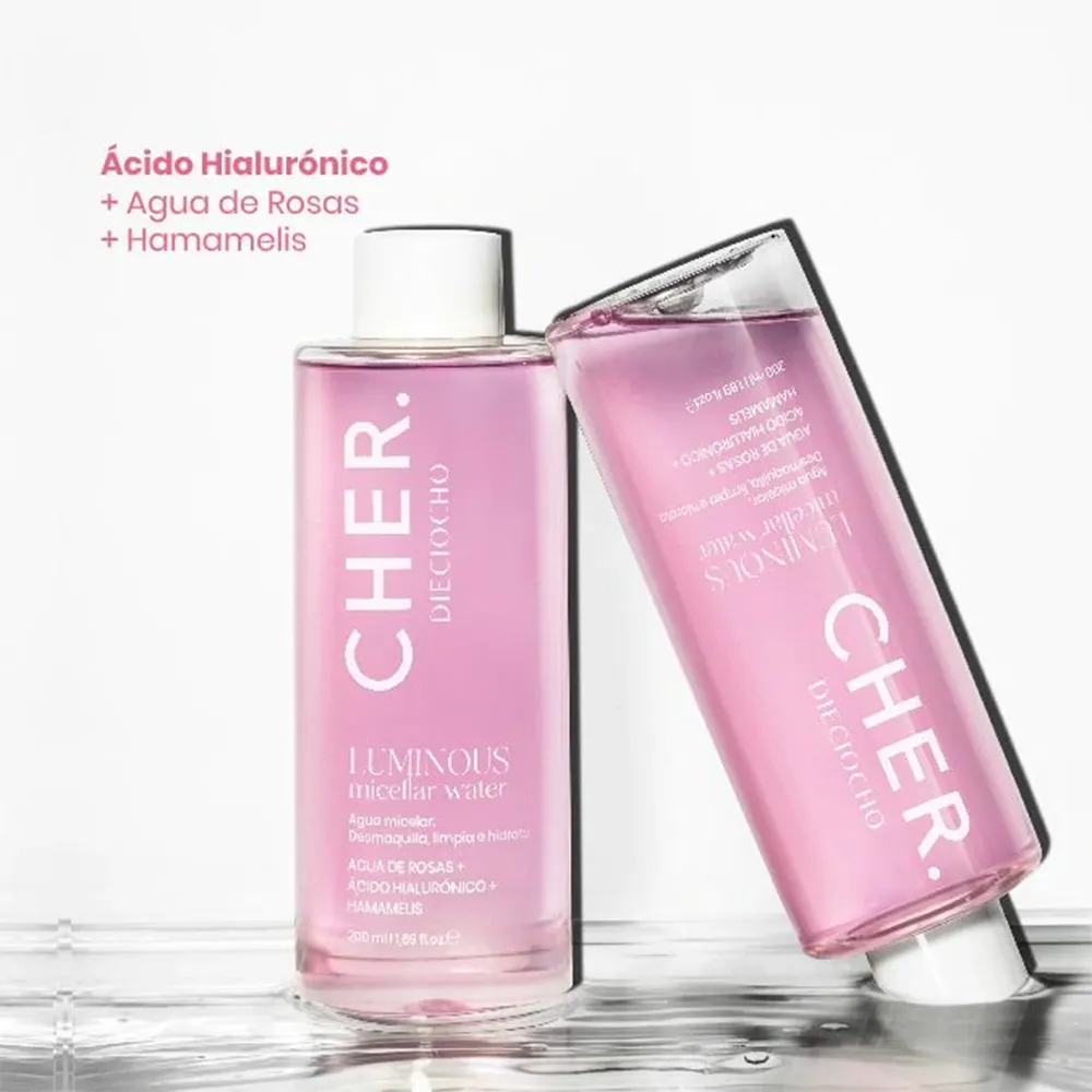Cher Agua Micelar Luminous Dieciocho