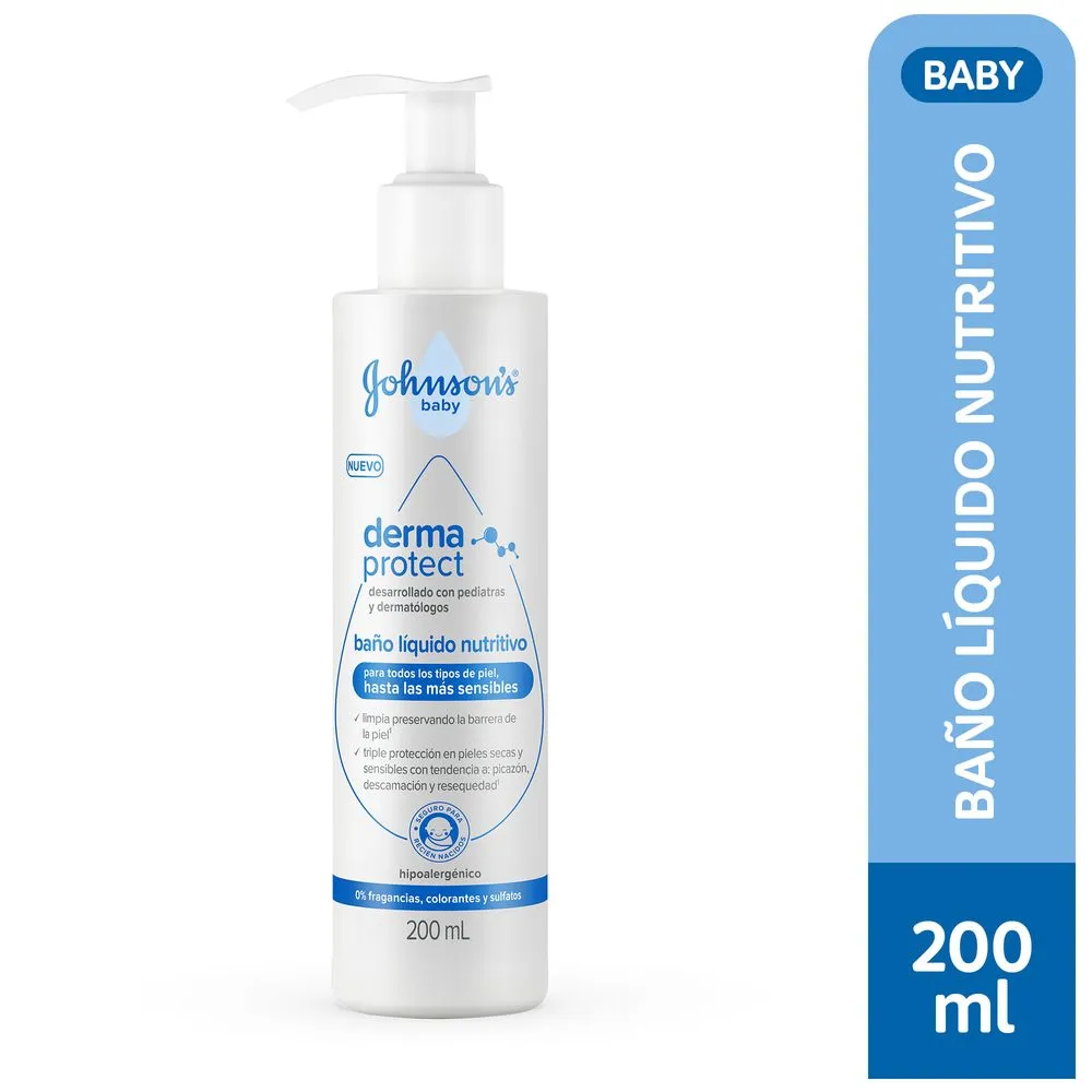 Johnson's Baby Baño Líquido Nutritivo Derma Protect