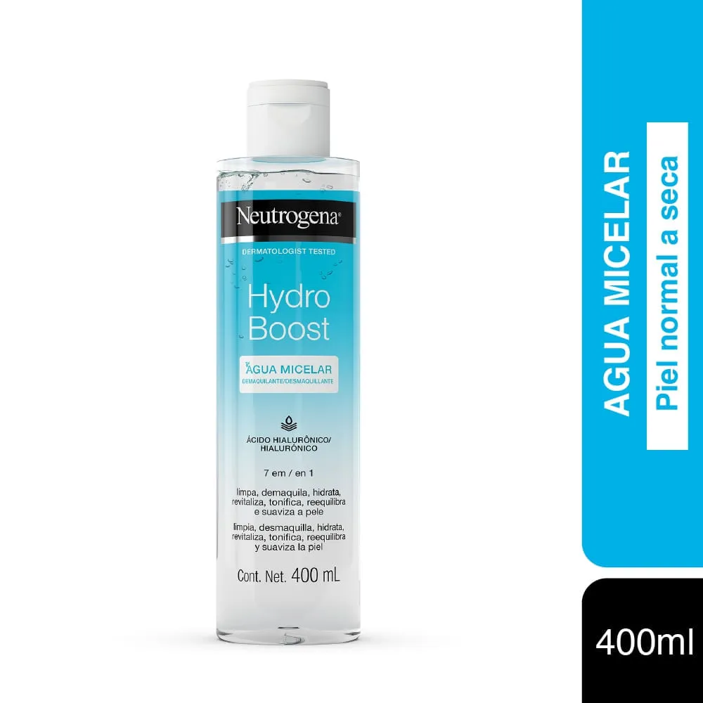 Neutrogena Agua Micelar Desmaquillante Ácido Hialurónico Hydro Boost
