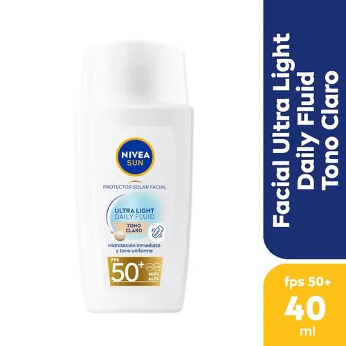 Nivea Protector Solar Facial Daily Fluid FPS 50 Tono Claro