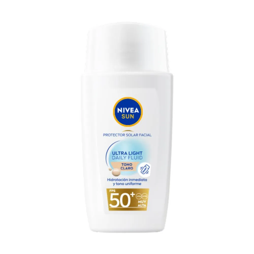 Nivea Protector Solar Facial Daily Fluid FPS 50 Tono Claro