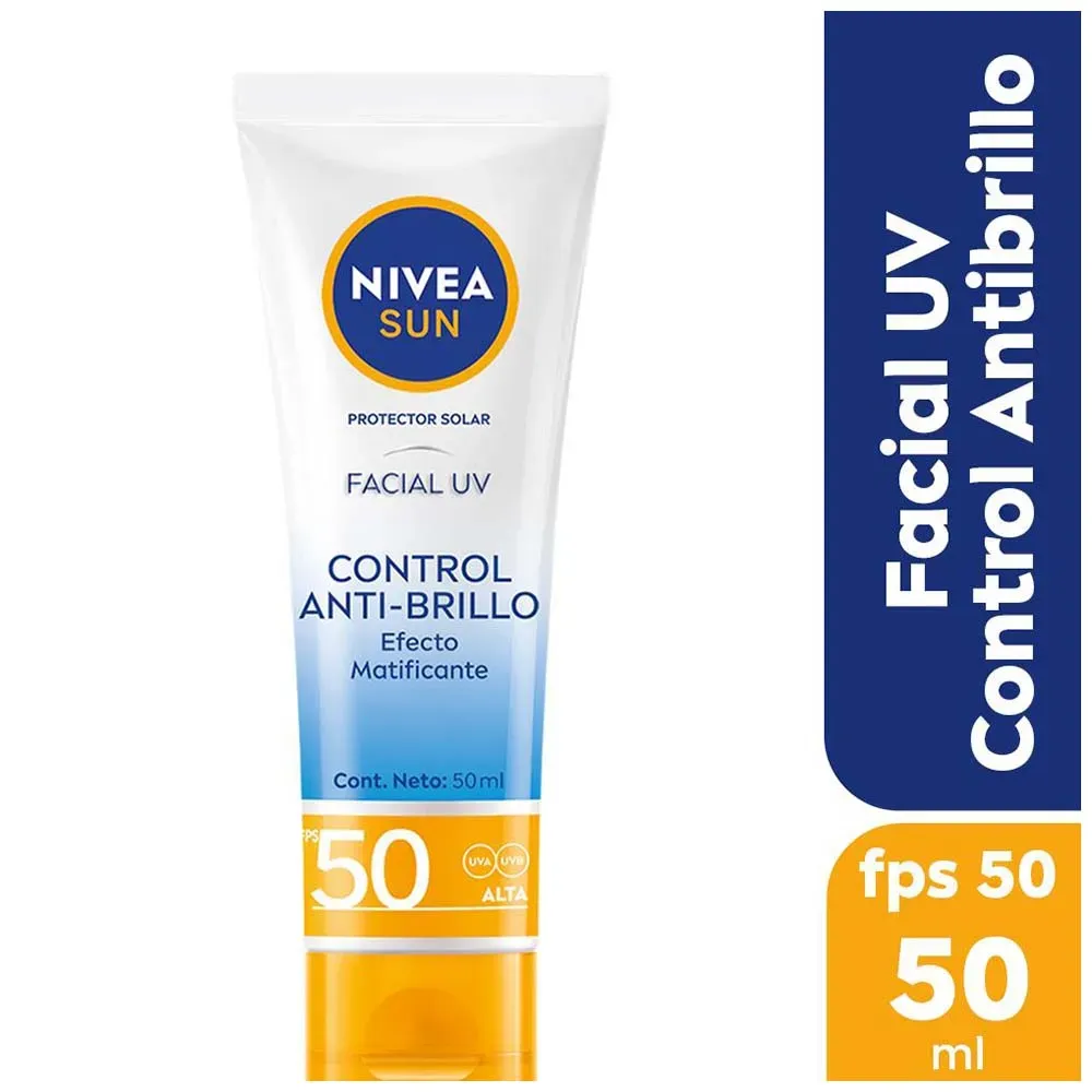 Nivea Protector solar facial NIVEA Control Anti-Brillo FPS 50 50 ml