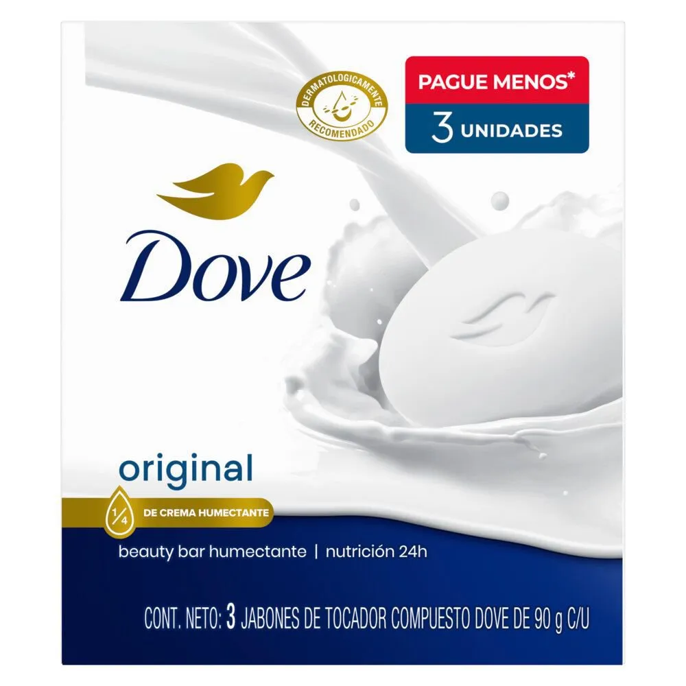 Dove Jabon de Tocador Original Multipack