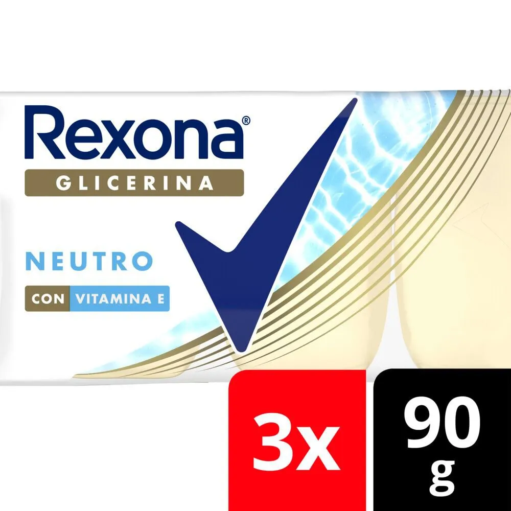 Rexona Jabón de glicerina Neutro En Barra Multipack
