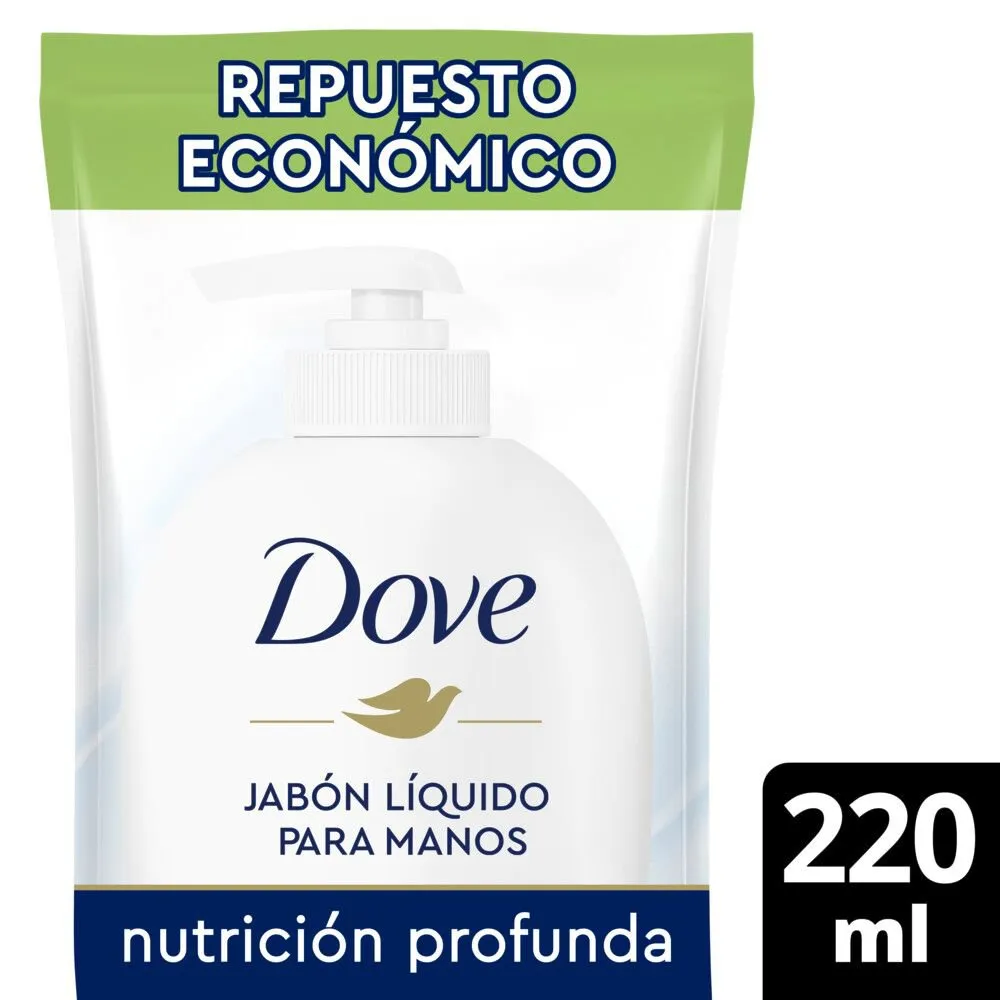 Dove Jabón Líquido Para Manos Nutrición Profunda Recarga
