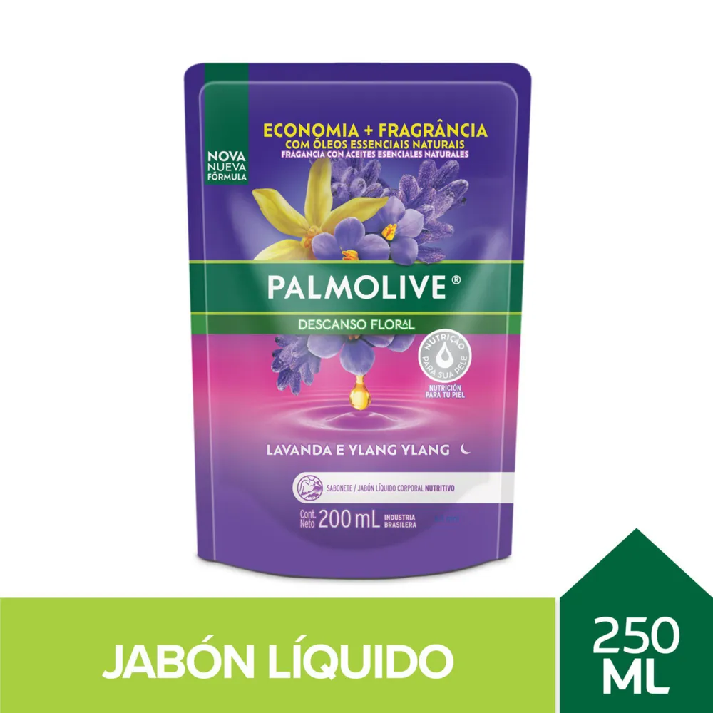 Palmolive Jabón Líquido Descanso Floral Recarga