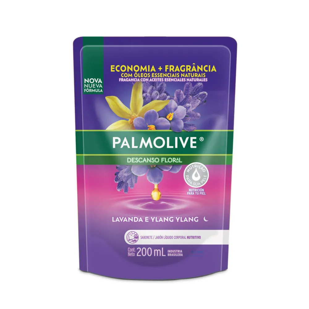 Palmolive Jabón Líquido Descanso Floral Recarga
