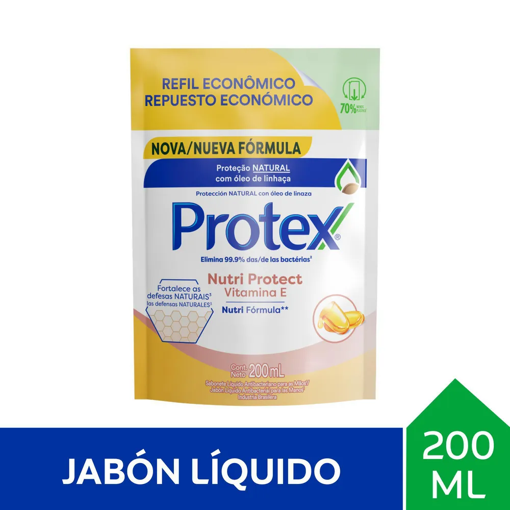 Protex Jabón Líquido Vitamina E Recarga