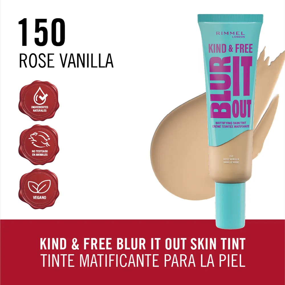 Rimmel Base de Maquillaje Kind & Free Blur It Out Matte