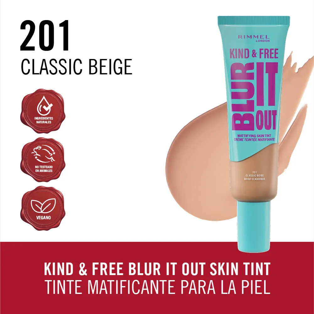 Rimmel Base de Maquillaje Kind & Free Blur It Out Matte