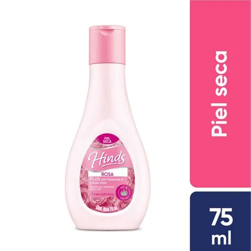 Hinds Crema Corporal Rosa Plus Con Vitamina A y Aloe Vera