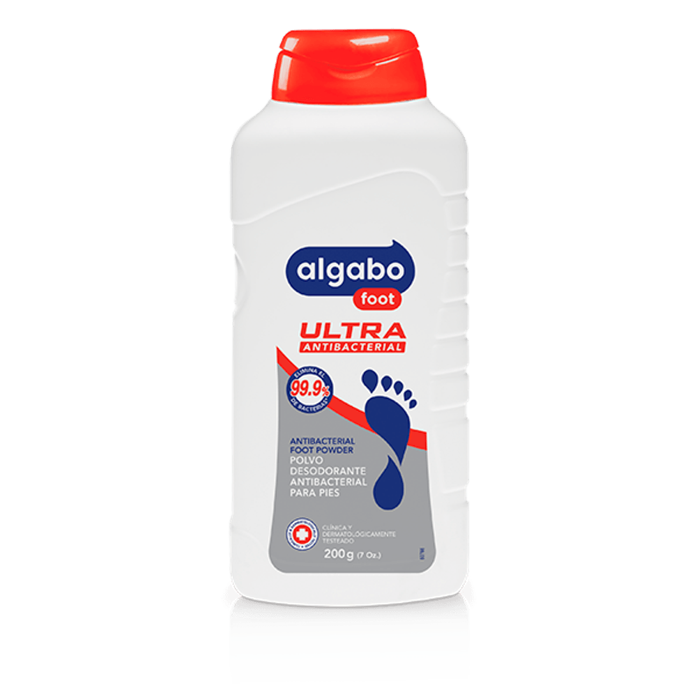 Algabo Talco Desodorante Pédico Antibacterial