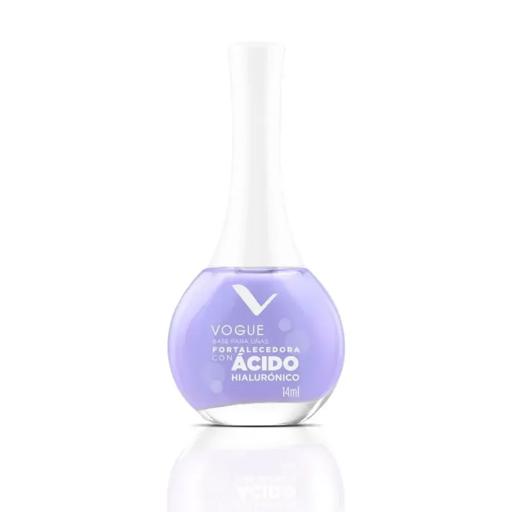 Vogue Base Esmalte De Uñas Fortalecedora Con Ácido Hialurónico