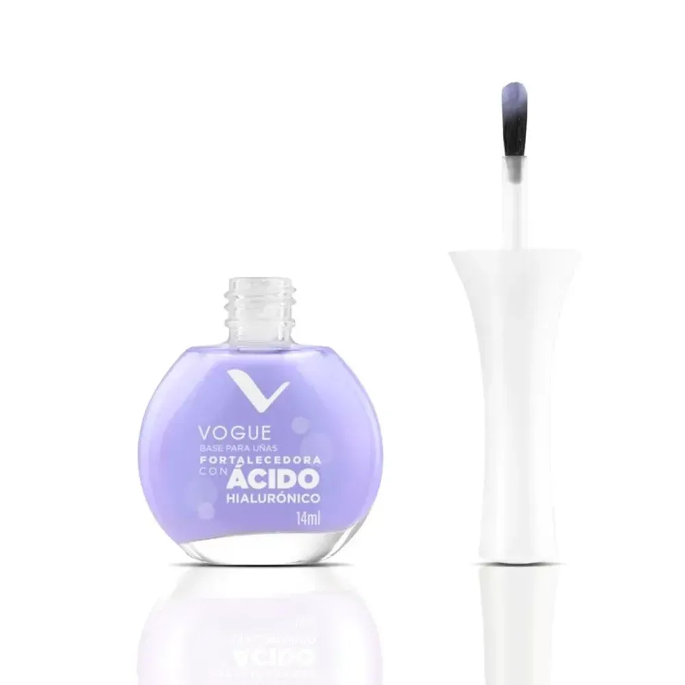 Vogue Base Esmalte De Uñas Fortalecedora Con Ácido Hialurónico