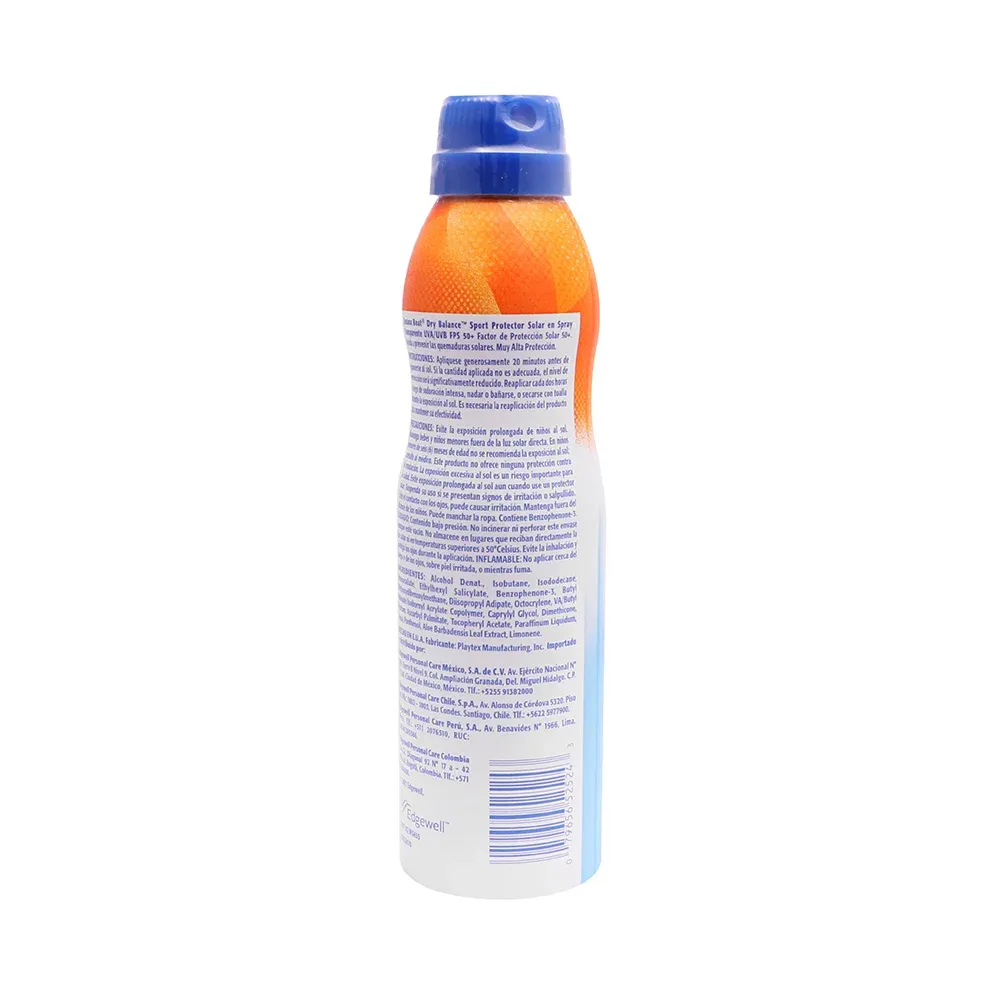 Banana Boat Protector Solar Dry Balance Sport Spray Continuo FPS 50
