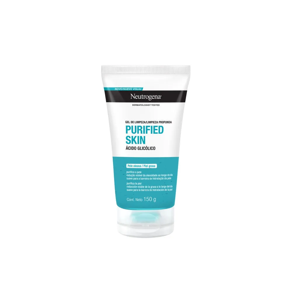 Neutrogena Gel de Limpieza Facial Purified Skin Con Ácido Glicólico