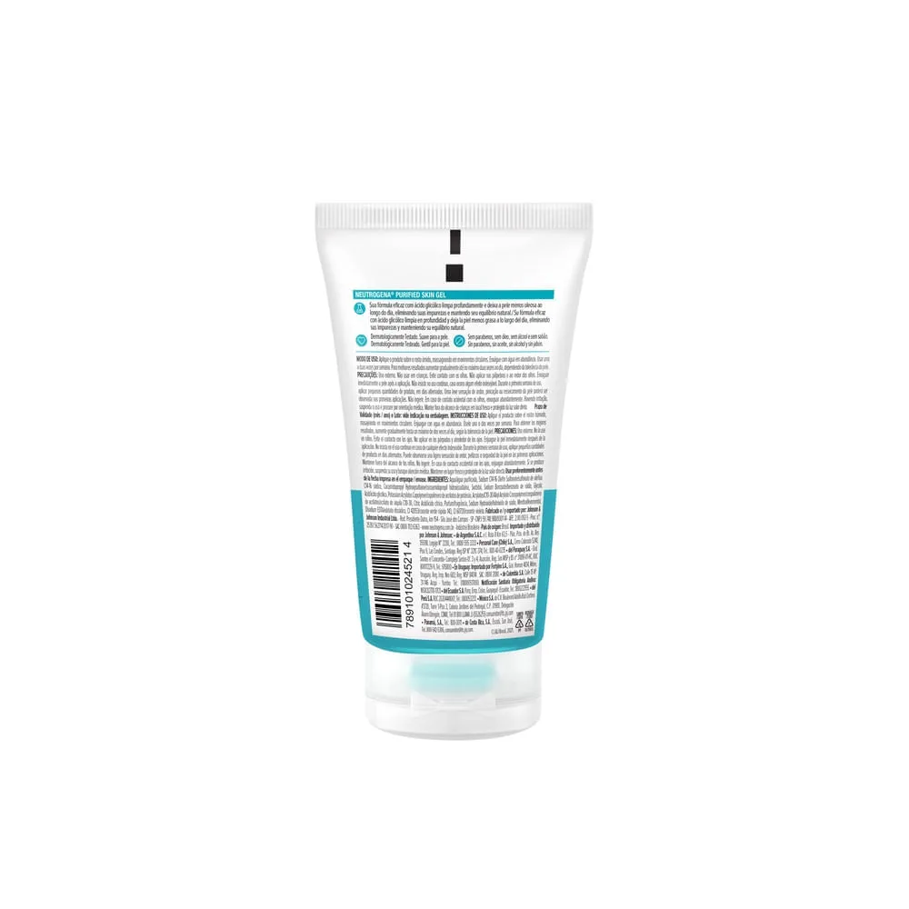 Neutrogena Gel de Limpieza Facial Purified Skin Con Ácido Glicólico