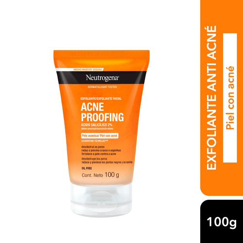 Neutrogena Gel Exfoliante Libre de Aceites Acne Proofing