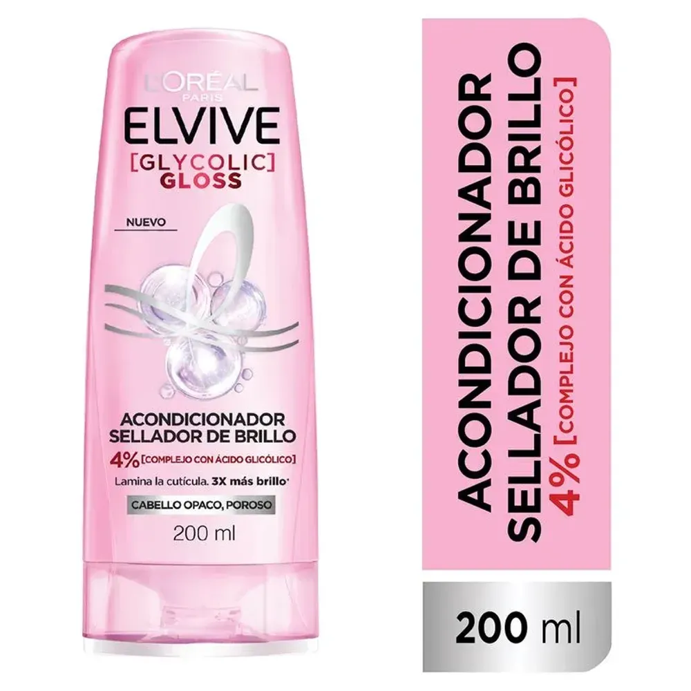 Elvive Acondicionador Elvive Glycolic Gloss