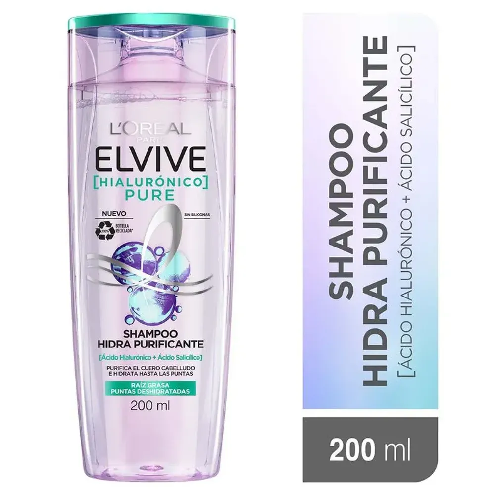 Elvive Shampoo Elvive Hialuronico Pure