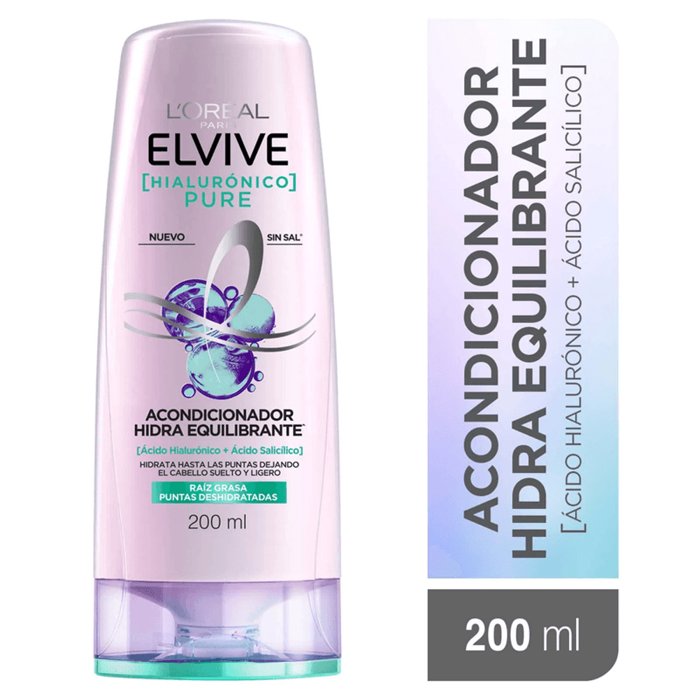 Elvive Acondicionador Elvive Hialuronico Pure