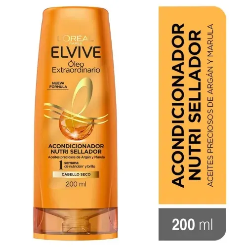 Elvive Acondicionador Oleo Extraordinario Nutricion Universal