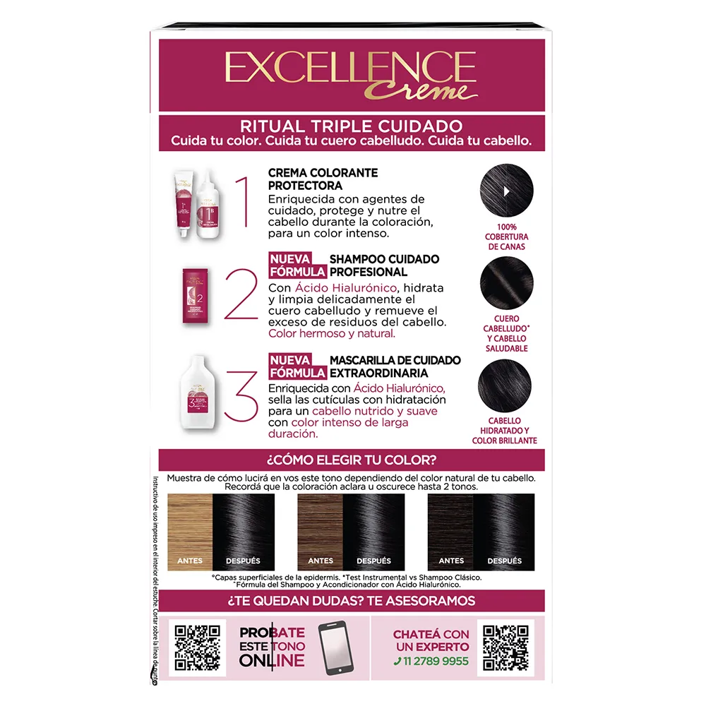 L'Oréal París Kit Tintura Excellence Creme