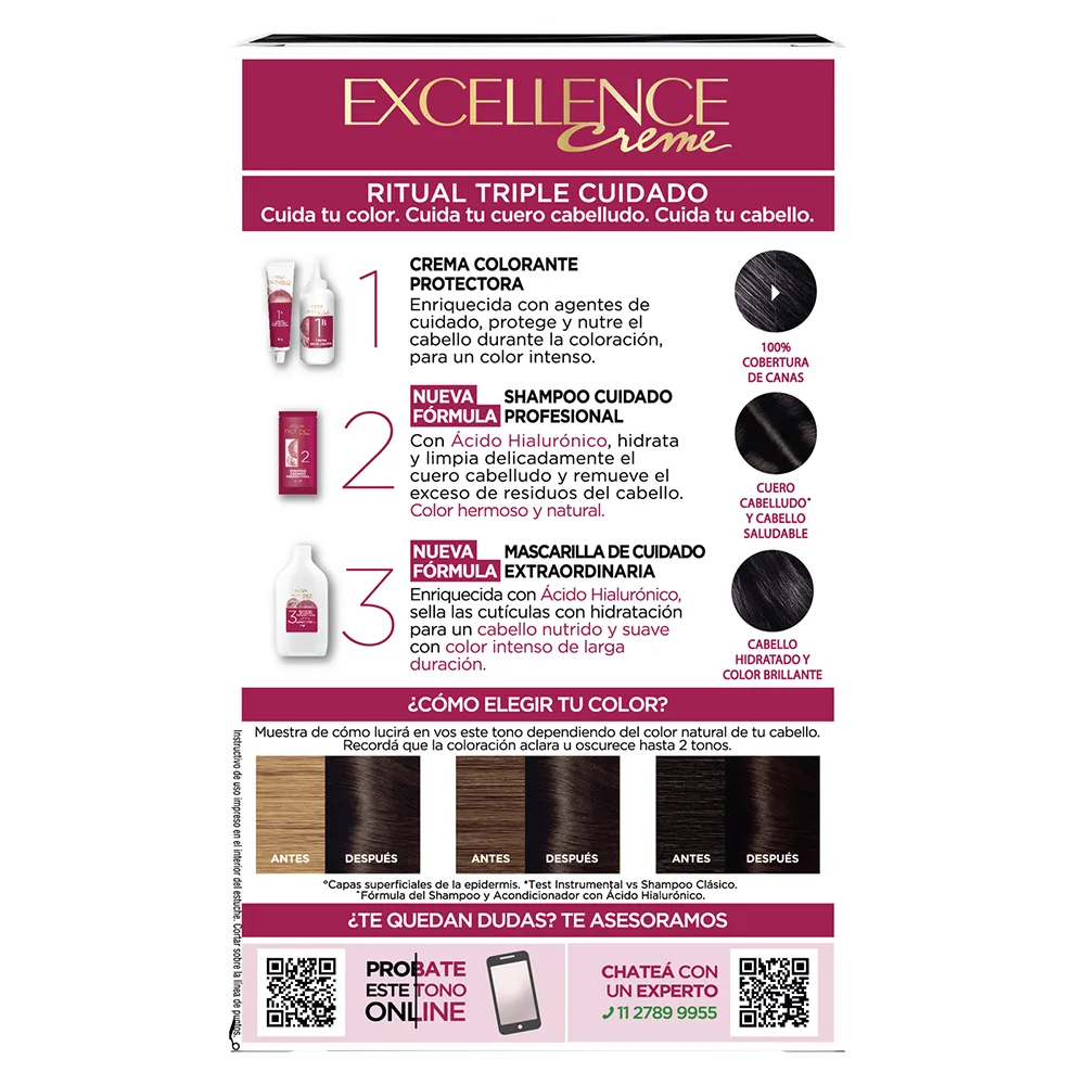 L'Oréal París Kit Tintura Excellence Creme